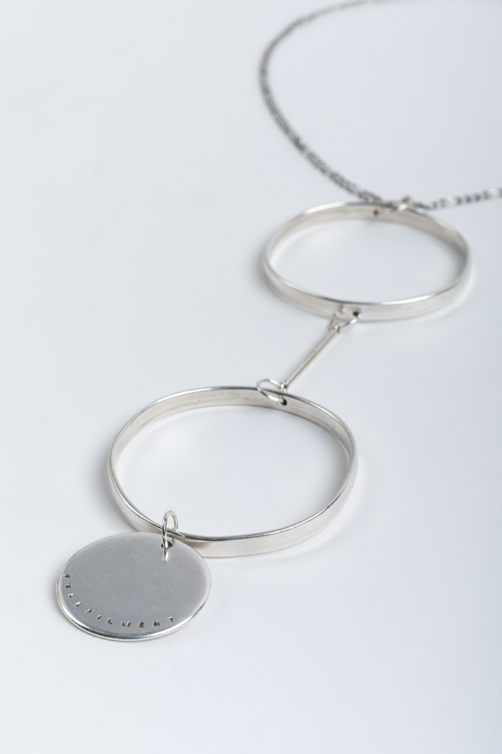 Picture of NECKLACE TWO CIRCLES
