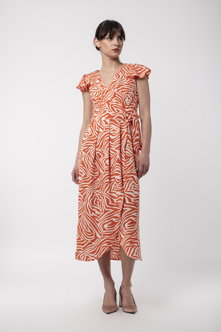 Picture of PRINTED WRAP DRESS