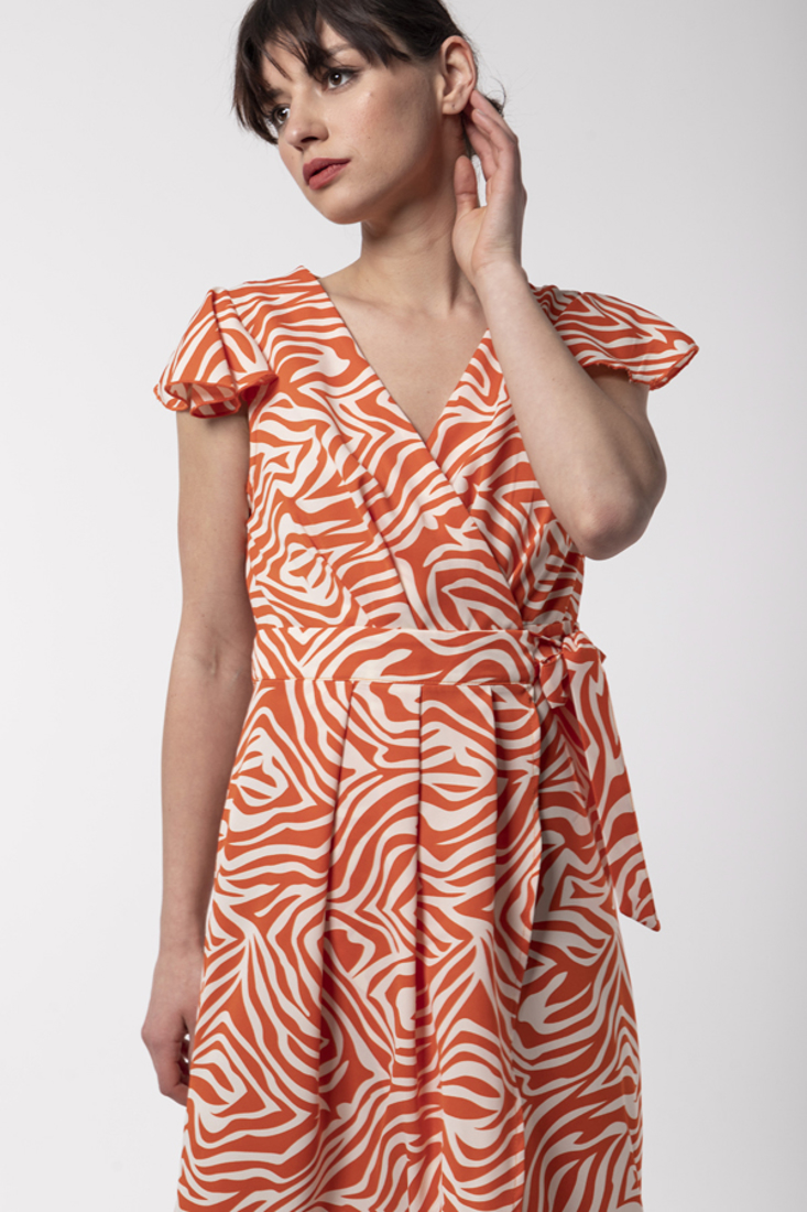 Picture of PRINTED WRAP DRESS