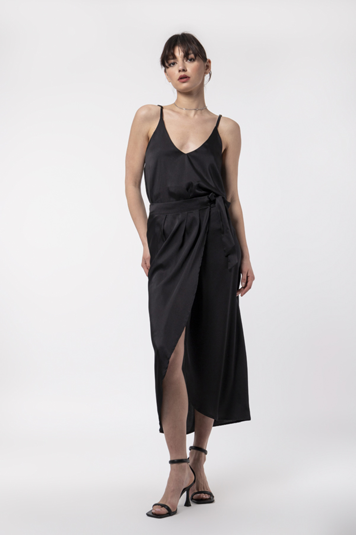 Picture of MIDI WRAP SKIRT