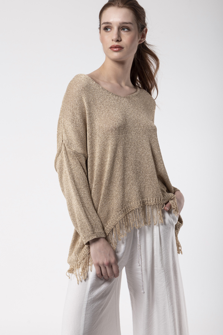 Picture of BLOUSE LUREX FRINGE (2)