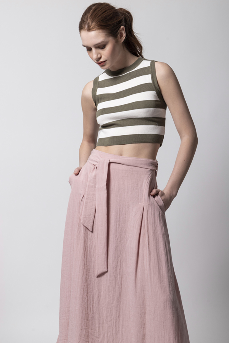Picture of CROP TOP KNITTED STRIPES