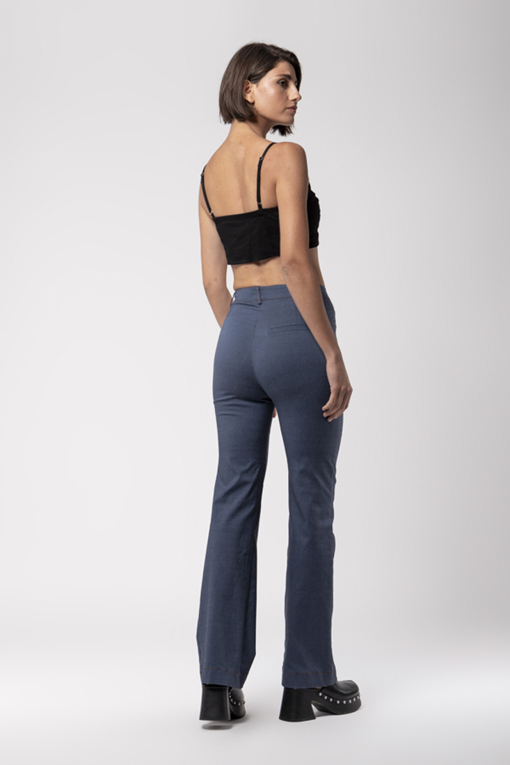 Picture of FLARED DENIM TROUSERS