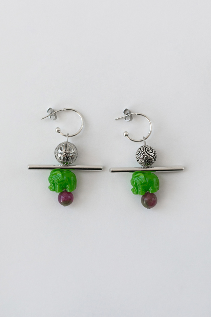 Picture of EARRINGS WITH ELEPHANT BEAD
