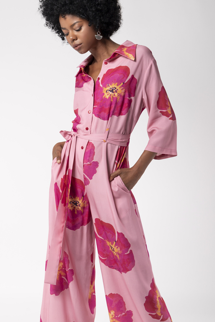 Picture of FLORAL PINK JUMPSUIT