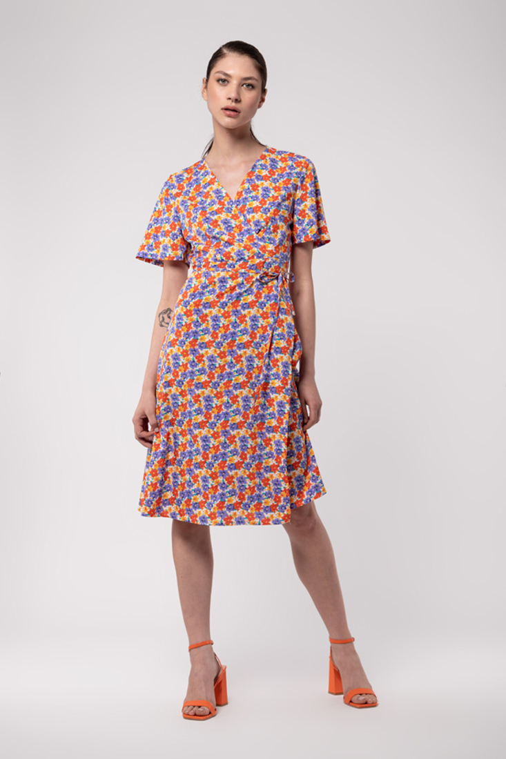 Picture of PRINTED WRAP DRESS (2)