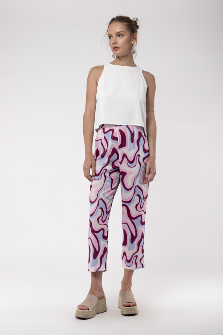 Picture of PRINTED PANTS WITH ELASTIC WAISTBAND