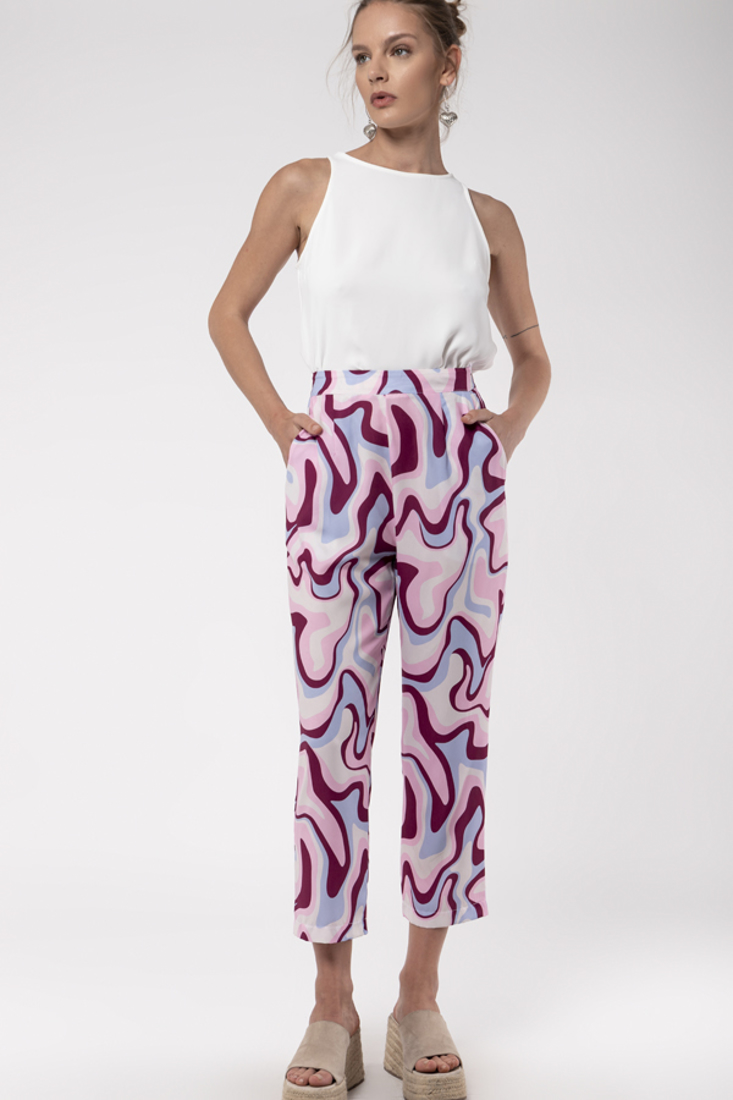 Picture of PRINTED PANTS WITH ELASTIC WAISTBAND