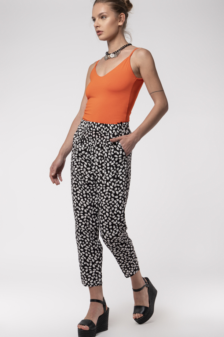 Picture of PRINTED TROUSERS WITH ELASTIC WAISTBAND