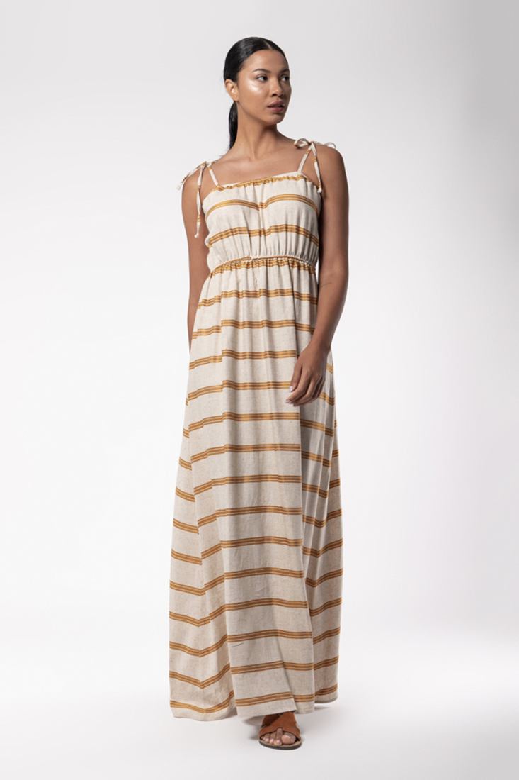 Picture of LINEN STRIPED DRESS