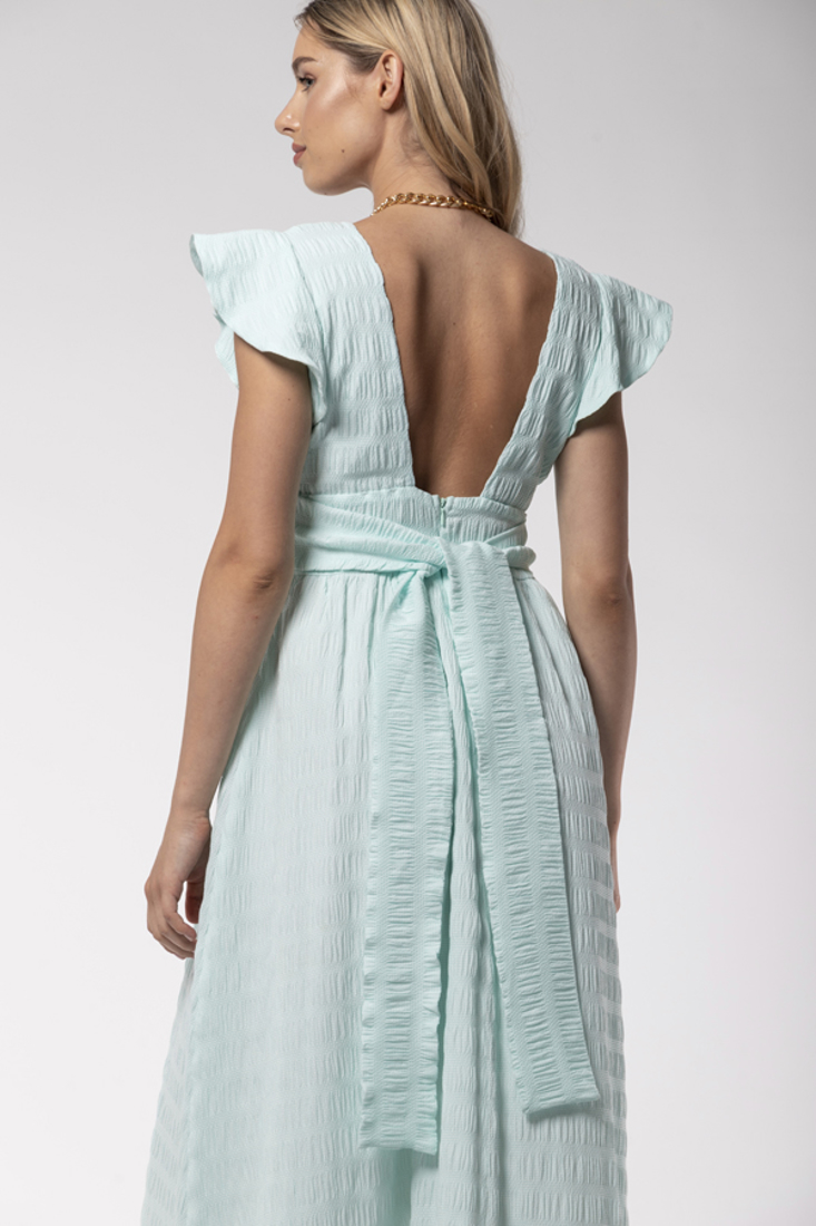 Picture of DRESS WITH FRILL SLEEVES (2)