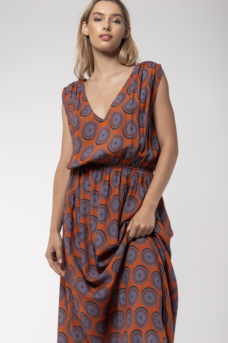 Picture of PRINTED SLEEVELESS DRESS