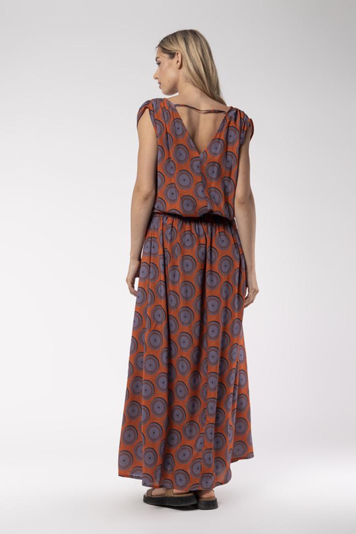 Picture of PRINTED SLEEVELESS DRESS