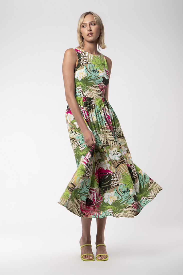 Picture of PRINTED LONG DRESS