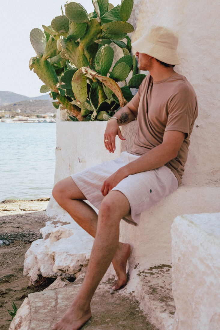 Picture of LINEN BERMUDA SHORTS