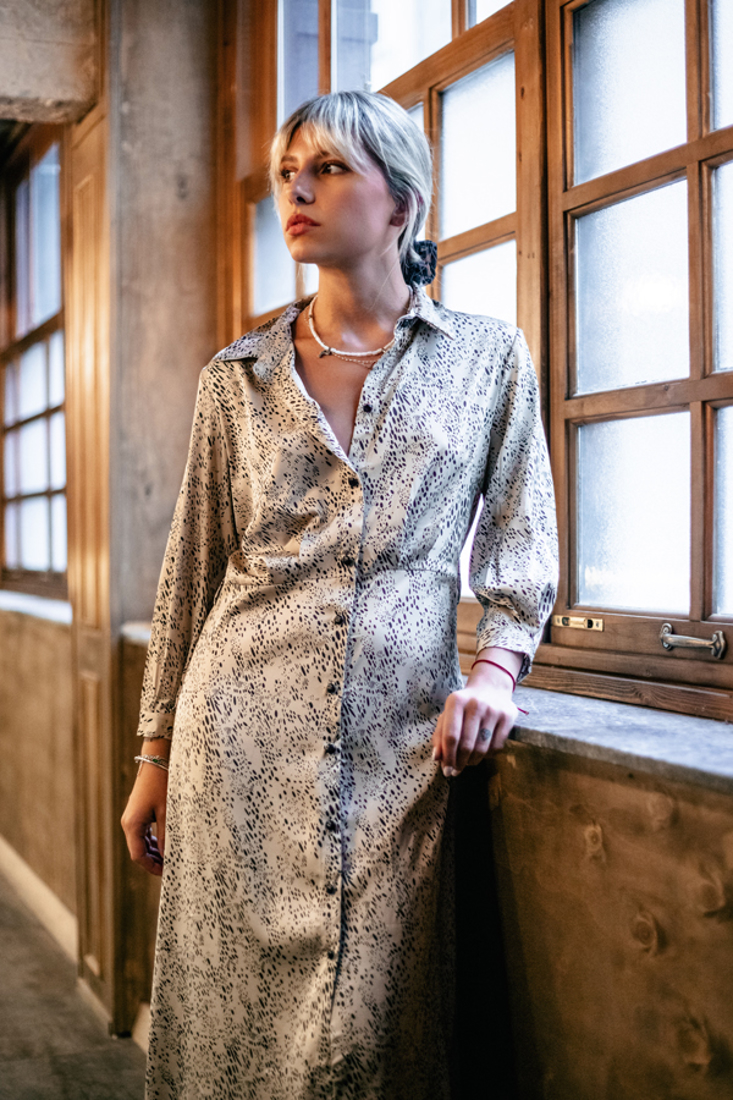Picture of PRINTED SHIRT DRESS