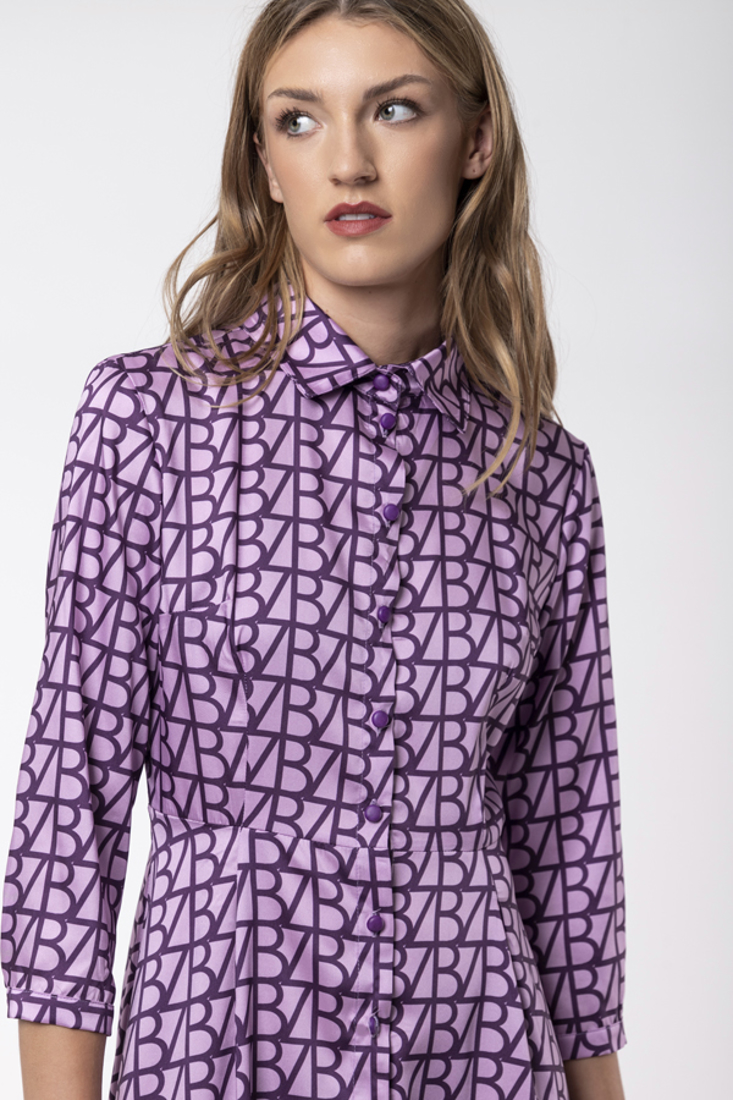 Picture of ZB PRINT SHIRT DRESS