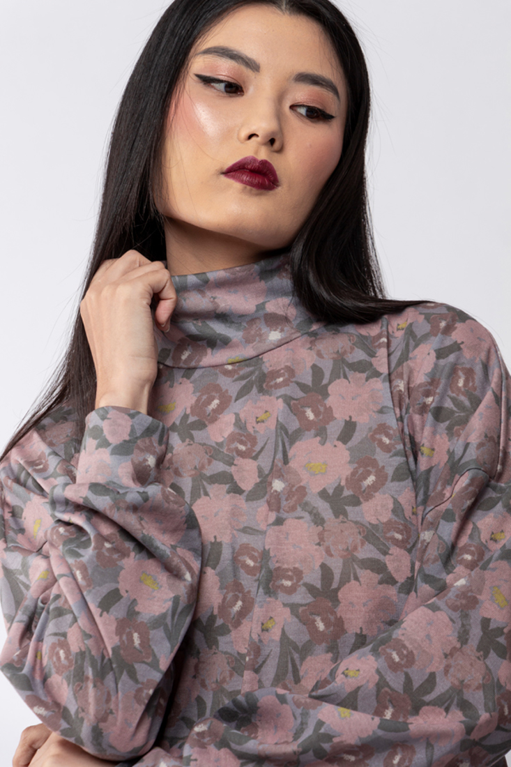 Picture of PRINTED TURTLENECK BLOUSE (2)