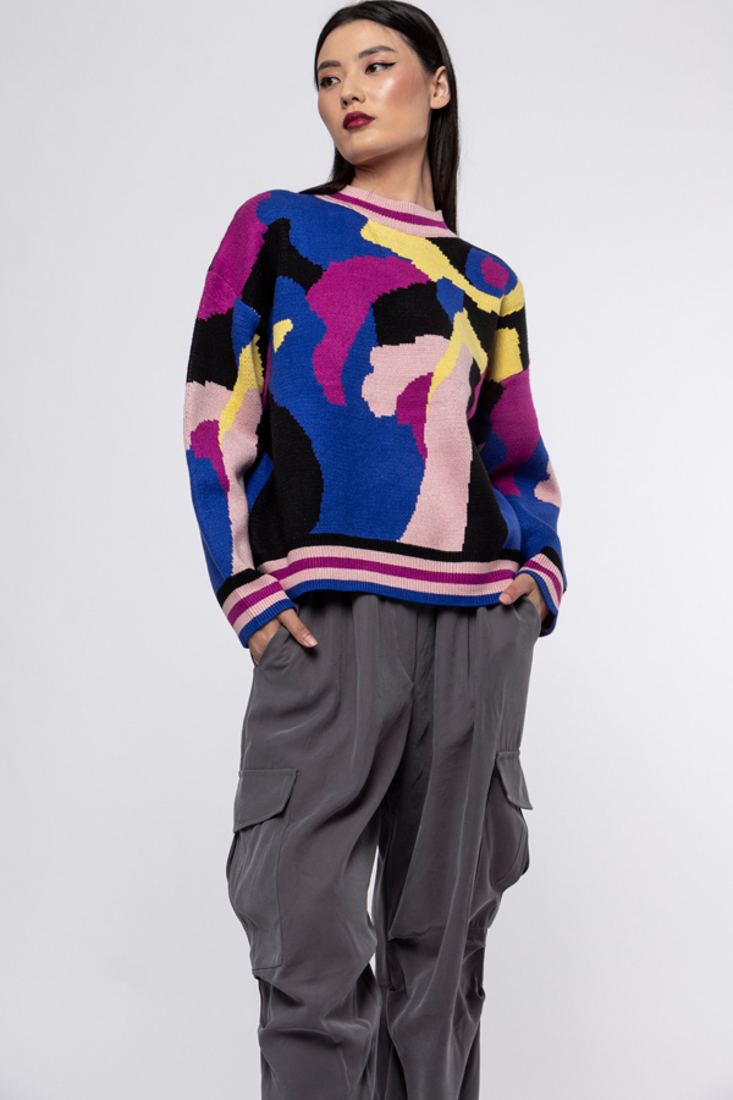 Picture of MULTICOLOUR KNITTED BLOUSE (2)